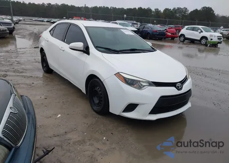 2016 Toyota Corolla L from USA, damaged, VIN 2T1BURHE9GC505374